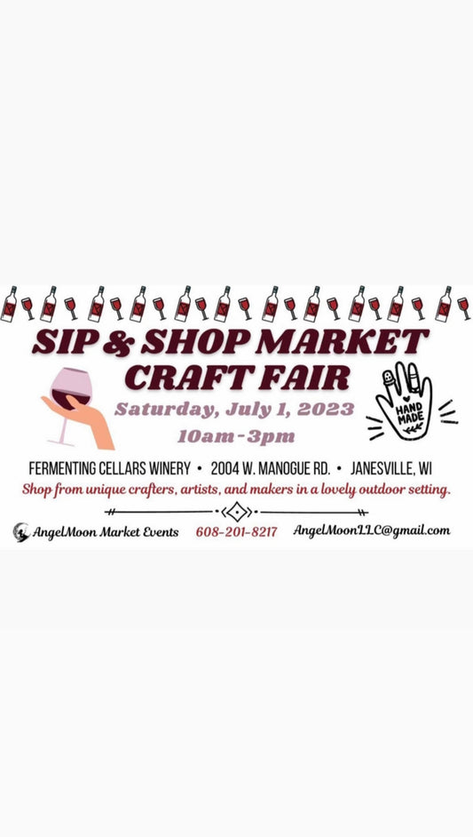 NEXT EVENT! Sip and Shop at Fermenting Cellars Winery in Janesville
