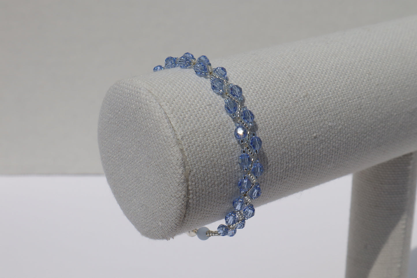 Light Sapphire Rounded Swarovski Crystal Bracelet