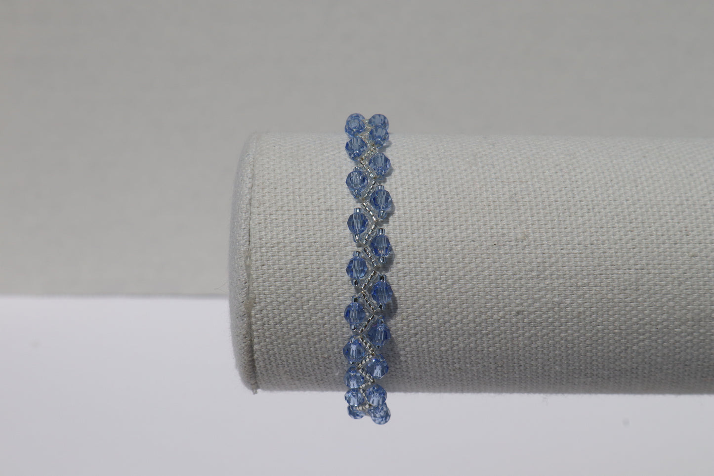 Light Sapphire Rounded Swarovski Crystal Bracelet
